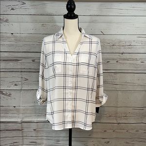 Fortune + Ivy Button Down Blouse (Size L)